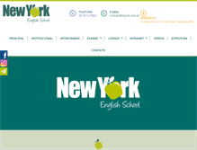 Tablet Screenshot of newyorkidiomas.com.br